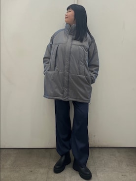 「URBAN RESEARCH」｜「アイテム（ジャケット/アウター）」を使った、ririkaさん（レディース・160cm）の冬コーディネート