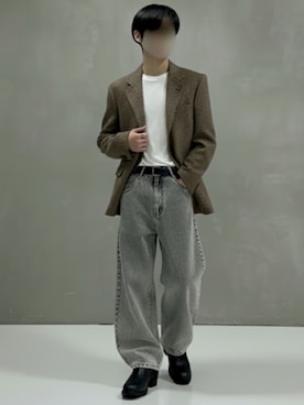 「cussil（クシル）のアイテム」を使った、しゅーまいさん（メンズ・165cm）の冬コーディネート