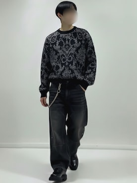 「アイテム（パンツ）」を使った、しゅーまいさん（メンズ・165cm・10代）の冬コーディネート