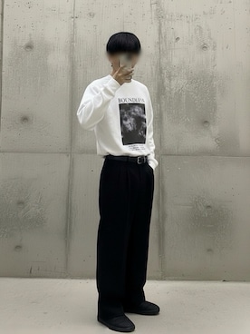 「アイテム（スウェット）」を使った、しゅーまいさん（メンズ・165cm・10代）の冬コーディネート