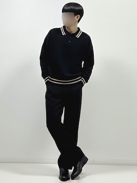 「アイテム（ローファー）」を使った、しゅーまいさん（メンズ・165cm・10代）の冬コーディネート