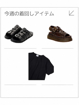 「WEEKLY REWEARの着回しアイテム（その他、その他）」を使った、fuji7722さん（レディース・160cm）の夏コーディネート