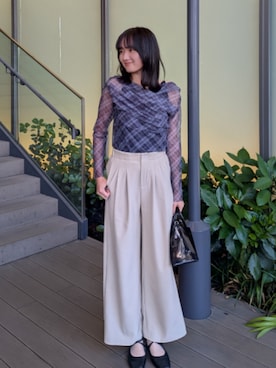 「&. NOSTALGIA（アンドドットノスタルジア）のアイテム」を使った、kawakuboさん（レディース・169cm）の春コーディネート