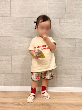 「Birthday（バースデイ）のアイテム」を使った、medoi2さん（キッズ・80cm）の夏コーディネート