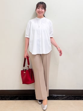 「Reflect（リフレクト）のアイテム」を使った、mikikoさん（レディース・160cm）の夏コーディネート