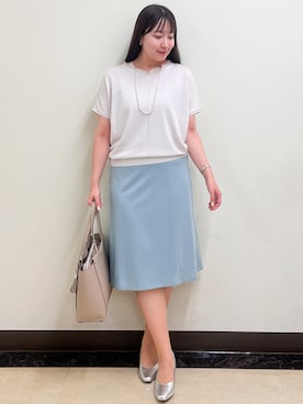 「Reflect（リフレクト）のアイテム」を使った、mikikoさん（レディース・160cm）の夏コーディネート