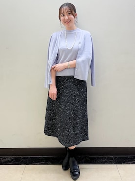 「Reflect（リフレクト）のアイテム（アクセサリー）」を使った、mikikoさん（レディース・160cm）の冬コーディネート