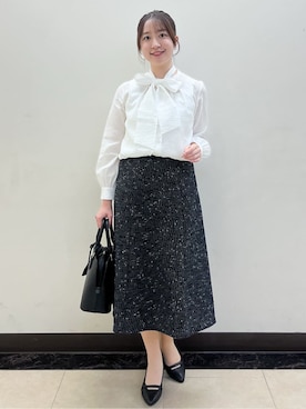 「Reflect（リフレクト）のアイテム（アクセサリー）」を使った、mikikoさん（レディース・160cm）の冬コーディネート