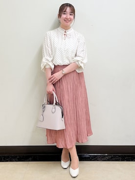 「Reflect（リフレクト）のアイテム」を使った、mikikoさん（レディース・160cm）の夏コーディネート