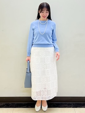 「Reflect（リフレクト）のアイテム（シューズ）」を使った、mikikoさん（レディース・160cm）の春コーディネート