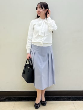 「Reflect（リフレクト）のアイテム」を使った、mikikoさん（レディース・160cm）の春コーディネート