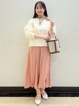 「Reflect（リフレクト）のアイテム」を使った、mikikoさん（レディース・160cm）の春コーディネート