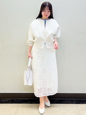 「Reflect（リフレクト）のアイテム」を使った、mikikoさん（レディース・160cm）の春コーディネート