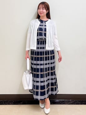 「Reflect（リフレクト）のアイテム（トップス）」を使った、mikikoさん（レディース・160cm）の夏コーディネート