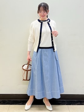 「Reflect（リフレクト）のアイテム（シューズ）」を使った、mikikoさん（レディース・160cm）の春コーディネート