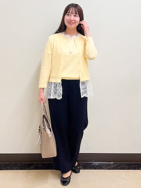 「Reflect（リフレクト）のアイテム」を使った、mikikoさん（レディース・160cm）の夏コーディネート