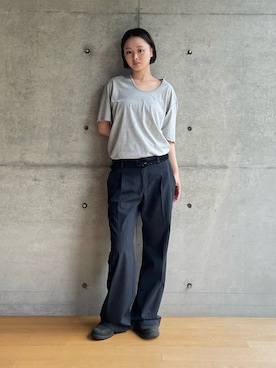 「KAIKO（カイコー）のアイテム」を使った、SAKIさん（レディース・165cm）の夏コーディネート