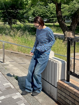 「KAIKO（カイコー）のアイテム」を使った、SAKIさん（レディース・165cm）の夏コーディネート