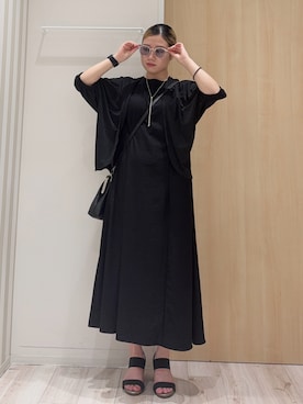 「SHOO・LA・RUE（シューラルー）のアイテム（サンダル）」を使った、kmktkairi1201さん（レディース・155cm）の夏コーディネート