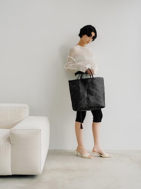 「HIROFU（ヒロフ）のアイテム」を使った、HIROFU本部スタッフさん（レディース・167cm）の春コーディネート