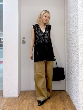 「GLOBAL WORK（グローバルワーク）のアイテム（バッグ）」を使った、mhr01さん（レディース・158cm）の夏コーディネート