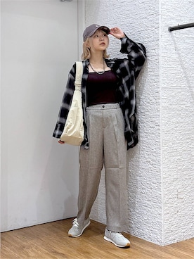 「GLOBAL WORK（グローバルワーク）のアイテム」を使った、mhr01さん（レディース・158cm）の夏コーディネート