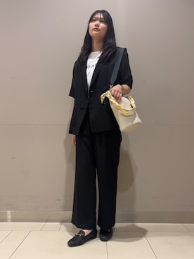 「アイテム（ハンドバッグ）」を使った、やまさん（キッズ・170cm）の春コーディネート