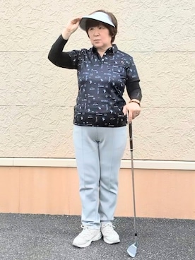 「アイテム（サンバイザー）」を使った、leok1110さん（レディース・156cm）の夏コーディネート
