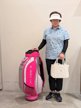 「アイテム（サンバイザー）」を使った、leok1110さん（レディース・156cm）の春コーディネート