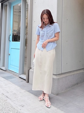 「ABYS（アビス）のアイテム」を使った、kasuminさん（レディース・156cm）の春コーディネート