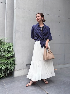 「ABYS（アビス）のアイテム」を使った、kasuminさん（レディース・156cm）の夏コーディネート