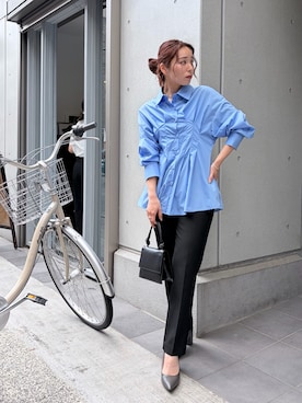 「Futier land（フューティアランド）のアイテム」を使った、kasuminさん（レディース・156cm）の春コーディネート