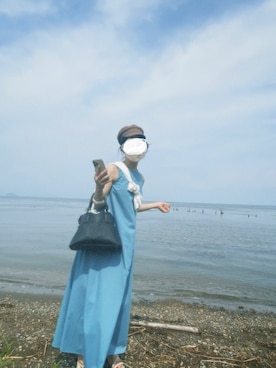 yuさん（レディース・159cm）の夏コーディネート