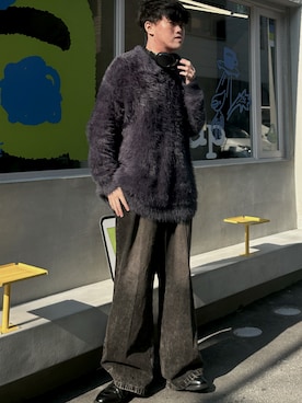 うさマルさん(メンズ・178cm)の冬コーディネート