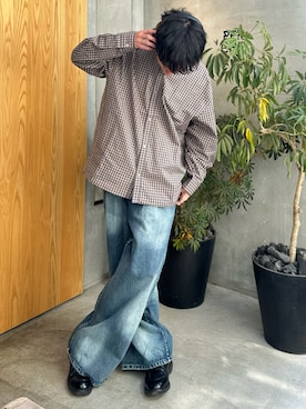 「epnok（エプノック）のアイテム」を使った、うさマルさん（メンズ・178cm）の春コーディネート