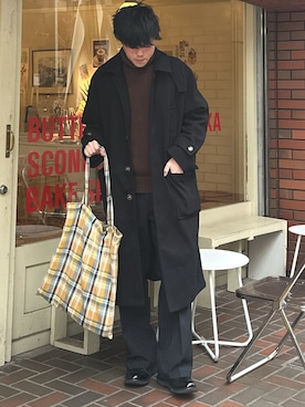 「Classical Origin（クラシカルオリジン）のアイテム」を使った、うさマルさん（メンズ・178cm）の冬コーディネート