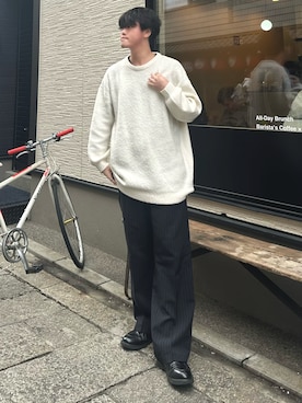 うさマルさん(メンズ・178cm)の冬コーディネート