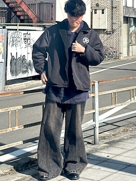 うさマルさん(メンズ・178cm)の冬コーディネート