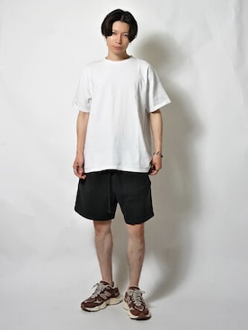 「PHILIPPE AUDIBERT（フィリップ オーディベール）のアイテム」を使った、Tsuguya/KwonSayaさん（メンズ・176cm）の夏コーディネート