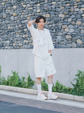 「WEGO（ウィゴー）のアイテム（アクセサリー）」を使った、Tsuguya/KwonSayaさん（メンズ・174cm）の夏コーディネート