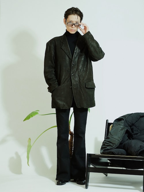 ブーツ 「CALLNE」Squaretoe Real Leather Heelboots / スクエアトゥ 
