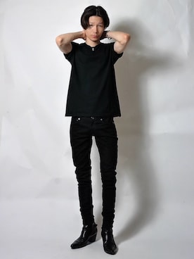 「CHROME HEARTS（クロムハーツ）のアイテム」を使った、Tsuguya/KwonSayaさん（メンズ・176cm）の夏コーディネート