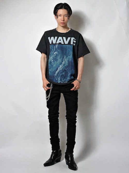 JUN/NAKAYAMA（ジュンナカヤマ） tシャツ WAVE T-SHIRTS メンズ