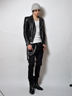 「COS（コス）のアイテム」を使った、Tsuguya/KwonSayaさん（メンズ・175cm）の冬コーディネート