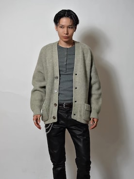 「アイテム（ウォレットチェーン）」を使った、Tsuguya/KwonSayaさん（メンズ・175cm）の秋コーディネート