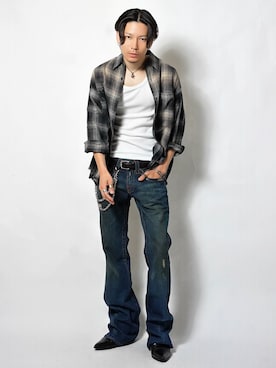Tsuguya/KwonSayaさん(メンズ・176cm)の夏コーディネート