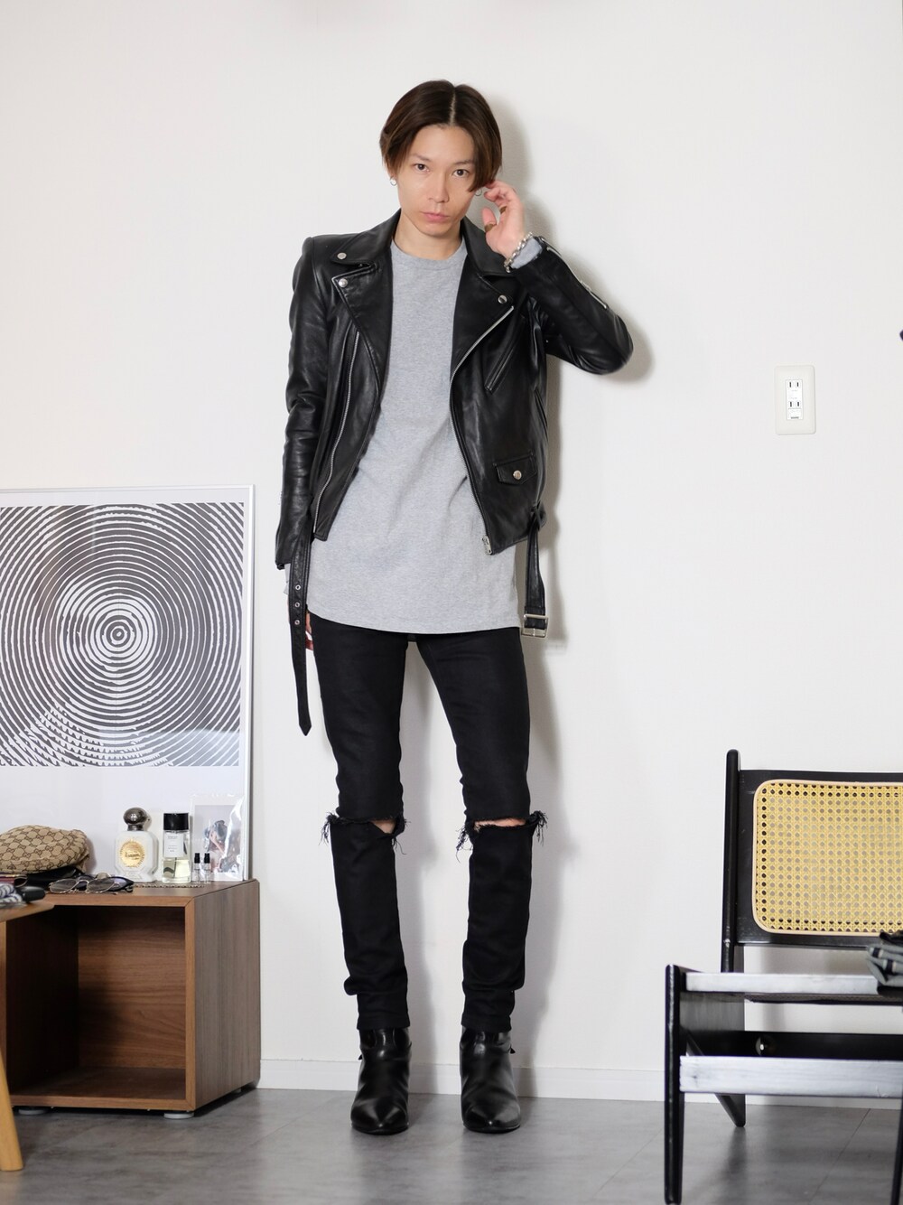 JOHN LAWRENCE SULLIVANのライダースジャケットを使った人気