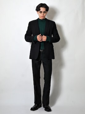 「DSQUARED2（ディースクエアード）のアイテム」を使った、Tsuguya/KwonSayaさん（メンズ・176cm）の秋コーディネート