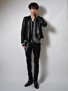 「Calvin Klein（カルバン・クライン）のアイテム」を使った、Tsuguya/KwonSayaさん（メンズ・176cm）の春コーディネート