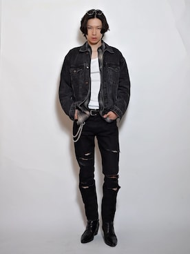 Tsuguya/KwonSayaさん（メンズ・176cm）の春コーディネート